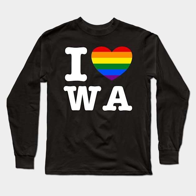 Washington Pride - I Love Washington Long Sleeve T-Shirt by winwinshirt